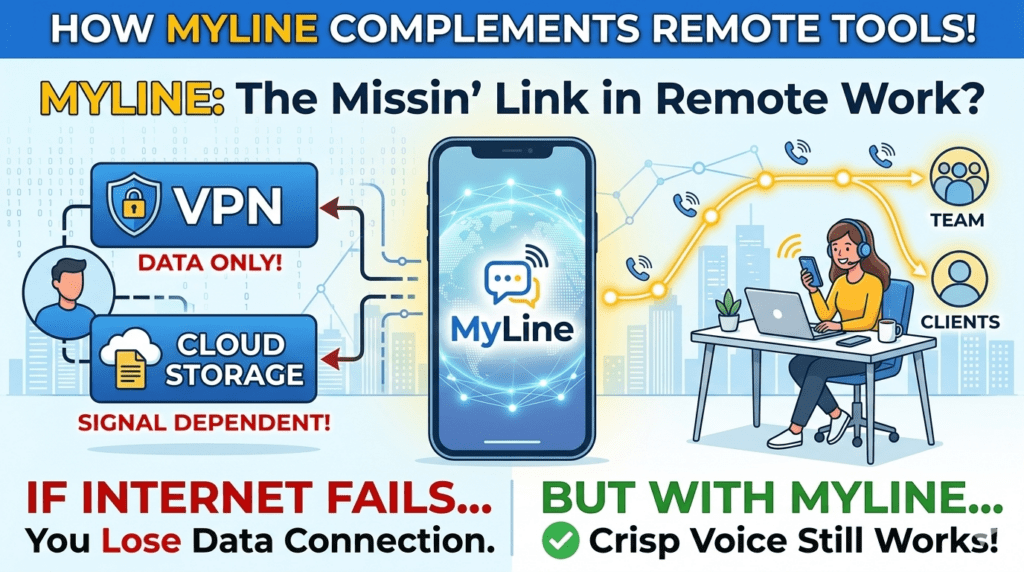 How MyLine Complements VPN