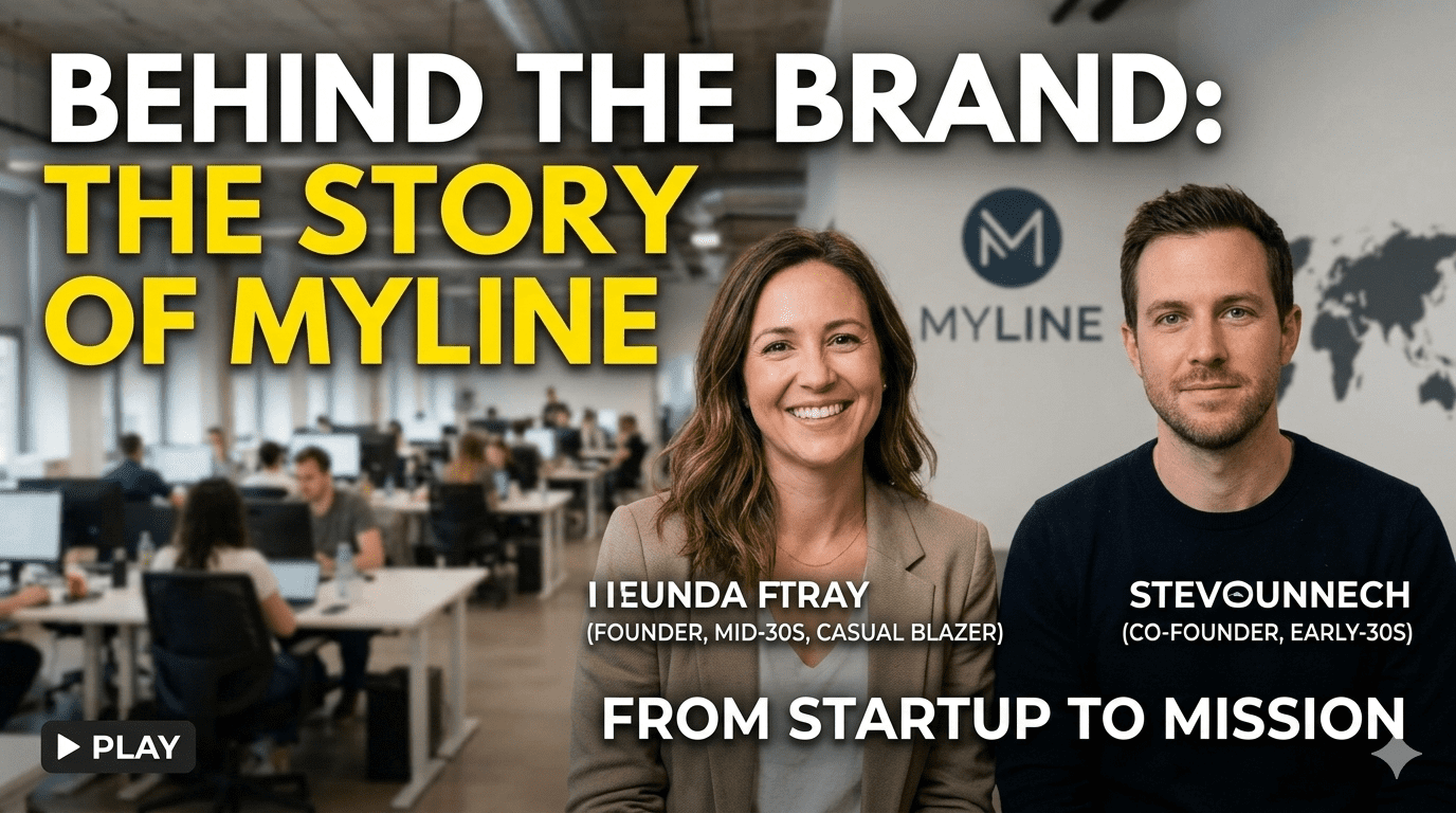 Amar Behura, founder of MyLine, working on the app that connects families worldwide